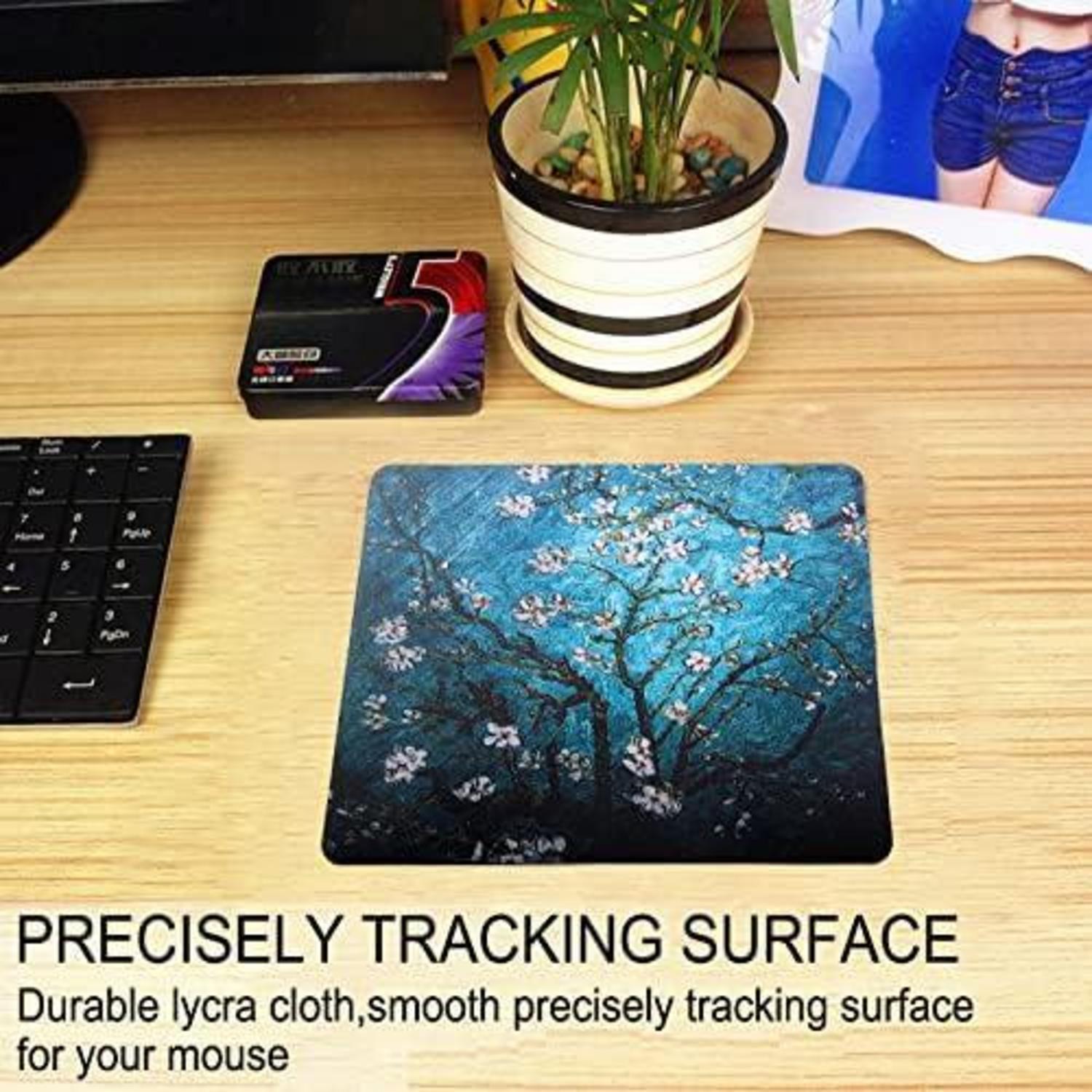 Mauspad Gaming Office Lycra-Stoffoberfläche waschbar 24x20x0,3cm