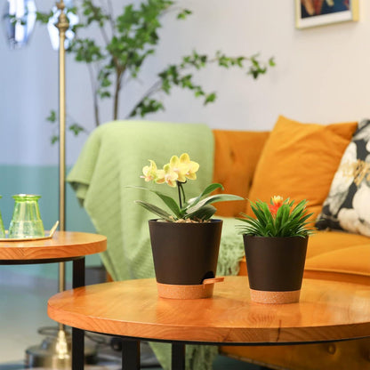 Blumentopf mit Selbstbewässerung 3er-Set 14cm für Innen- und