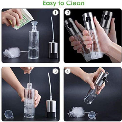 Ölsprüher 100ML 3er Set Transparent BBQ Salat Kochen Backen