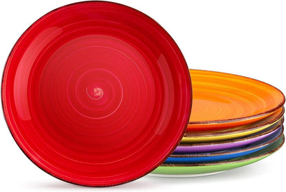 6-teiliges BONITA Speiseteller Set Steingut Ø 27 cm Teller Set