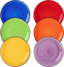 6-teiliges vancasso BONITA Tafelservice Set Ø 18,8 cm - Steinzeug