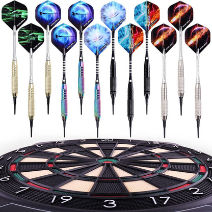 WIN.MAX Softdartpfeile Set 12 Stück, 18g Profi