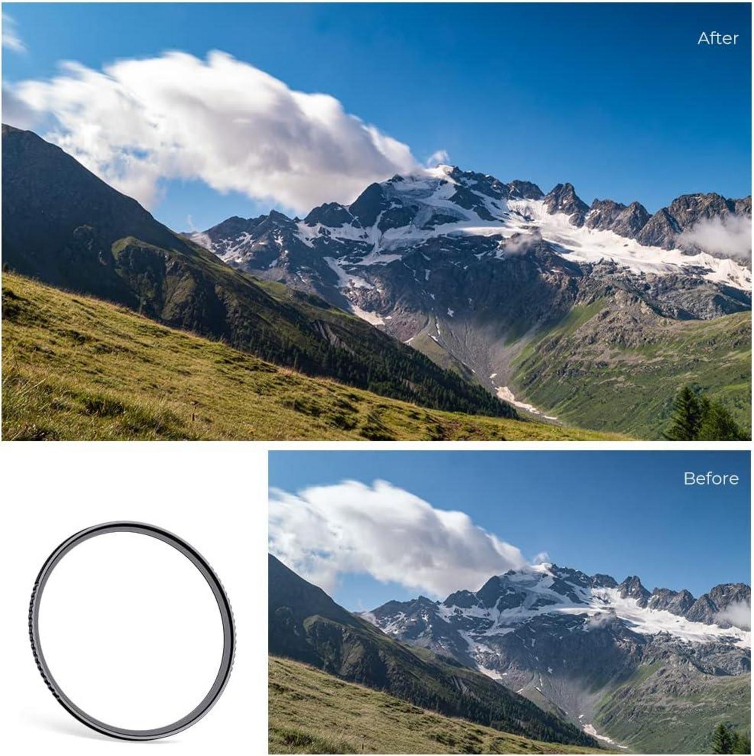 77MM K&F Concept D-Serie MCUV Pro Slim UV-Filter UV Schutz Ultraviolett
