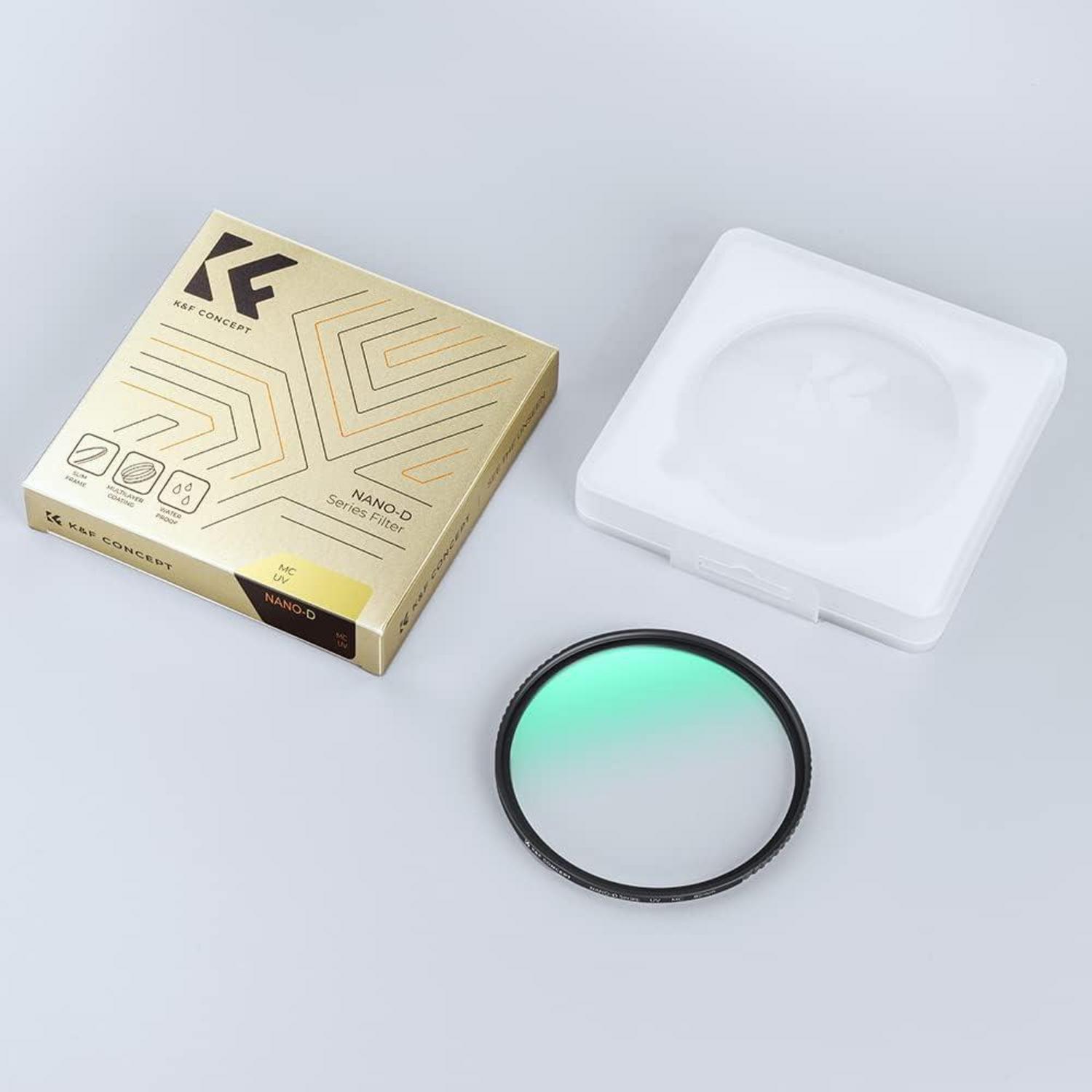 UV-Filter 67MM K&F Concept D-Serie MCUV Pro Slim AGC-Glas Schutzfilter