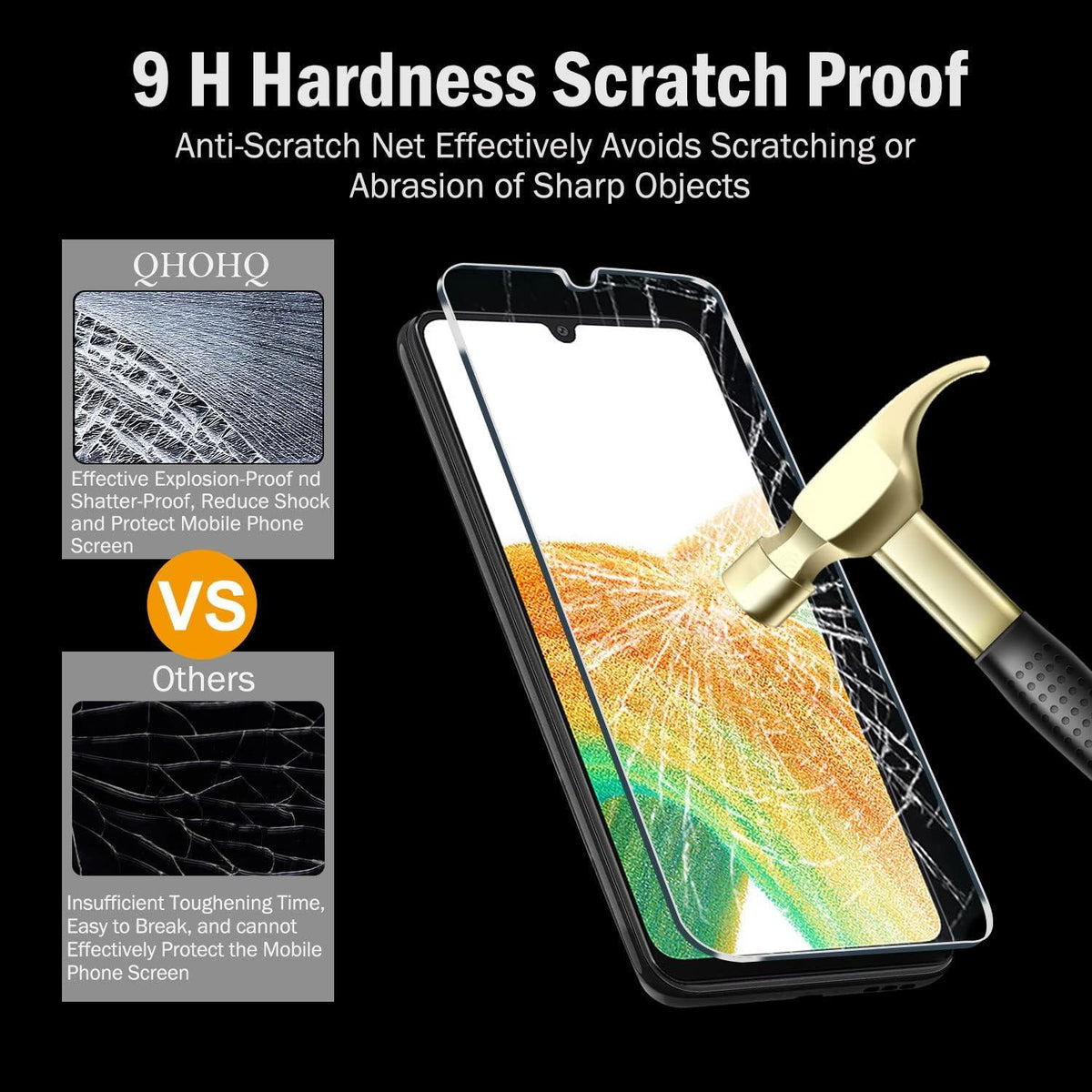 Panzerfolie Schutzfolie Samsung Galaxy A33 5G Kamera Panzerglas 9H