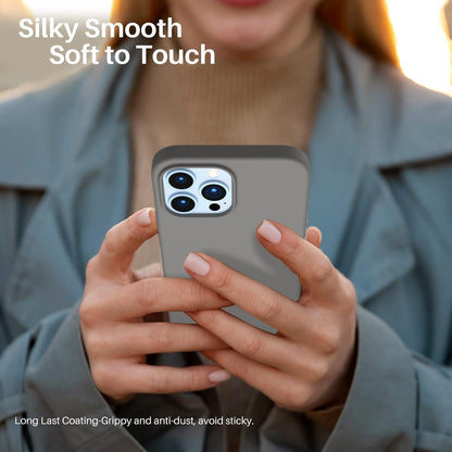 iPhone 13 Pro Max 6,7 Silikon Case Hülle Ultra Dünn Flüssig Schutz
