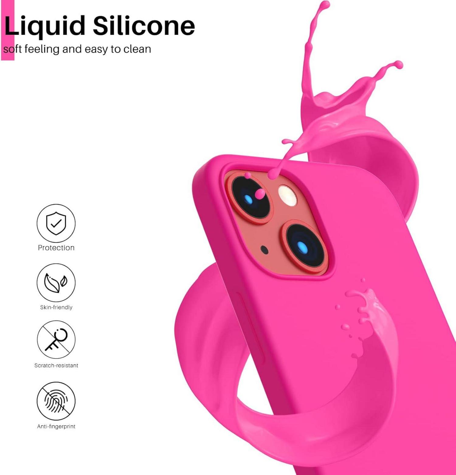 Silikon Case iPhone 13 Mini Hülle Flüssig Silikon Schutz 5,4 Zoll