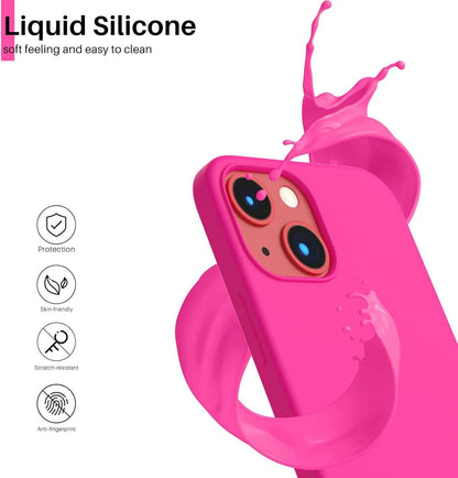 Silikon Case iPhone 13 Mini Hülle Flüssig Silikon Schutz 5,4 Zoll