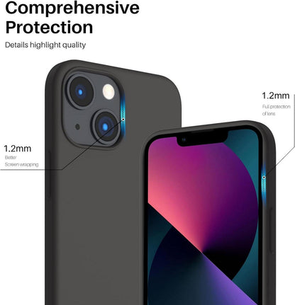 ORNARTO iPhone 13 Mini 5,4 Silikon Case Handyhülle Schutz