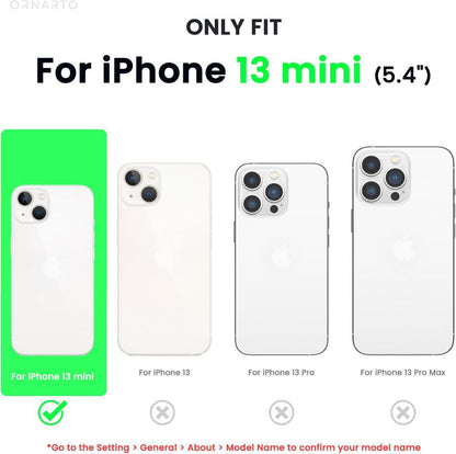 iPhone 13 Mini Silikon Case Hülle Flüssig Silikon Schutz