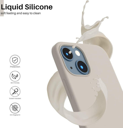 iPhone 13 Mini Silikon Case Ultra Dünn Flüssig Silikon Hülle Schutz