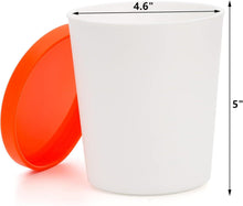 Eiscreme Behälter 4 Stück Silikondeckel 1 Liter BPA-frei