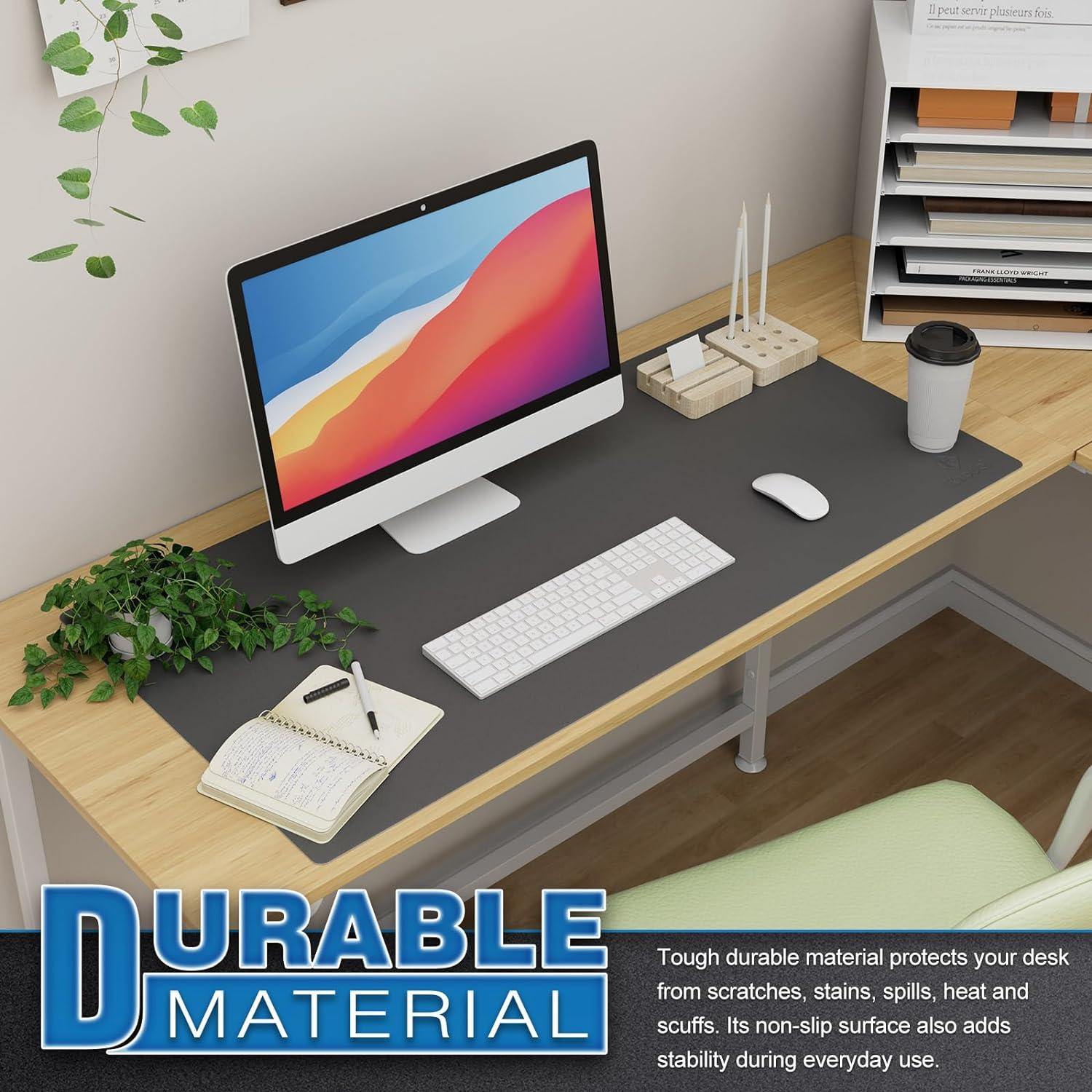Knodel Tischunterlage 90x43cm PVC wasserdicht Schreibunterlage Büro Heim