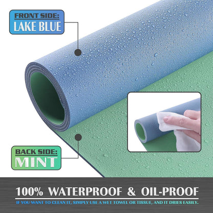 Knodel PVC Tischunterlage wasserdicht 80x40cm Büro Heimbereich
