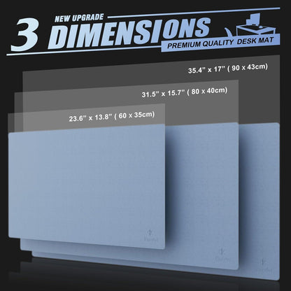 Knodel Tischunterlage 80x40cm wasserdicht doppelseitig Blau/Grün