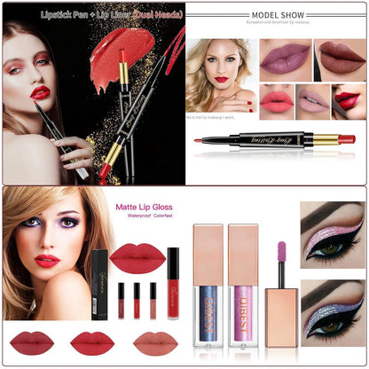 Professionelles Make-up Set 32tlg. – Kosmetik Geschenkset für Frauen