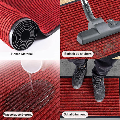 Läufer 90x300cm Rutschfest – Schmutzfangmatte für Flur & Eingang