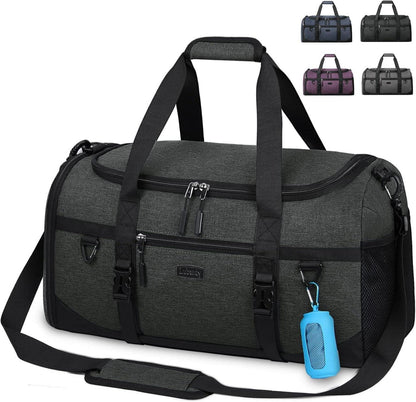 Sporttasche 55L Wasserdicht mit Schuhfach und Sporthandtuch