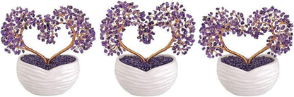 Natürlicher Amethyst Kristallbaum Feng Shui Figur 20-21 cm