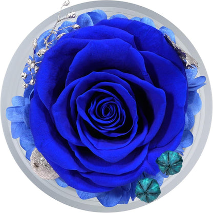 Ewige Rosen Engel Glaskuppel Geschenkbox Muttertagsgeschenk