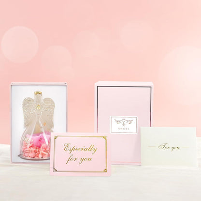Ewige Rose Engel Glaskuppel Muttertagsgeschenk Frauen Oma
