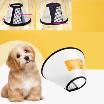 Verstellbares Hundekegel Halsband Anti-Bite Schutzkragen