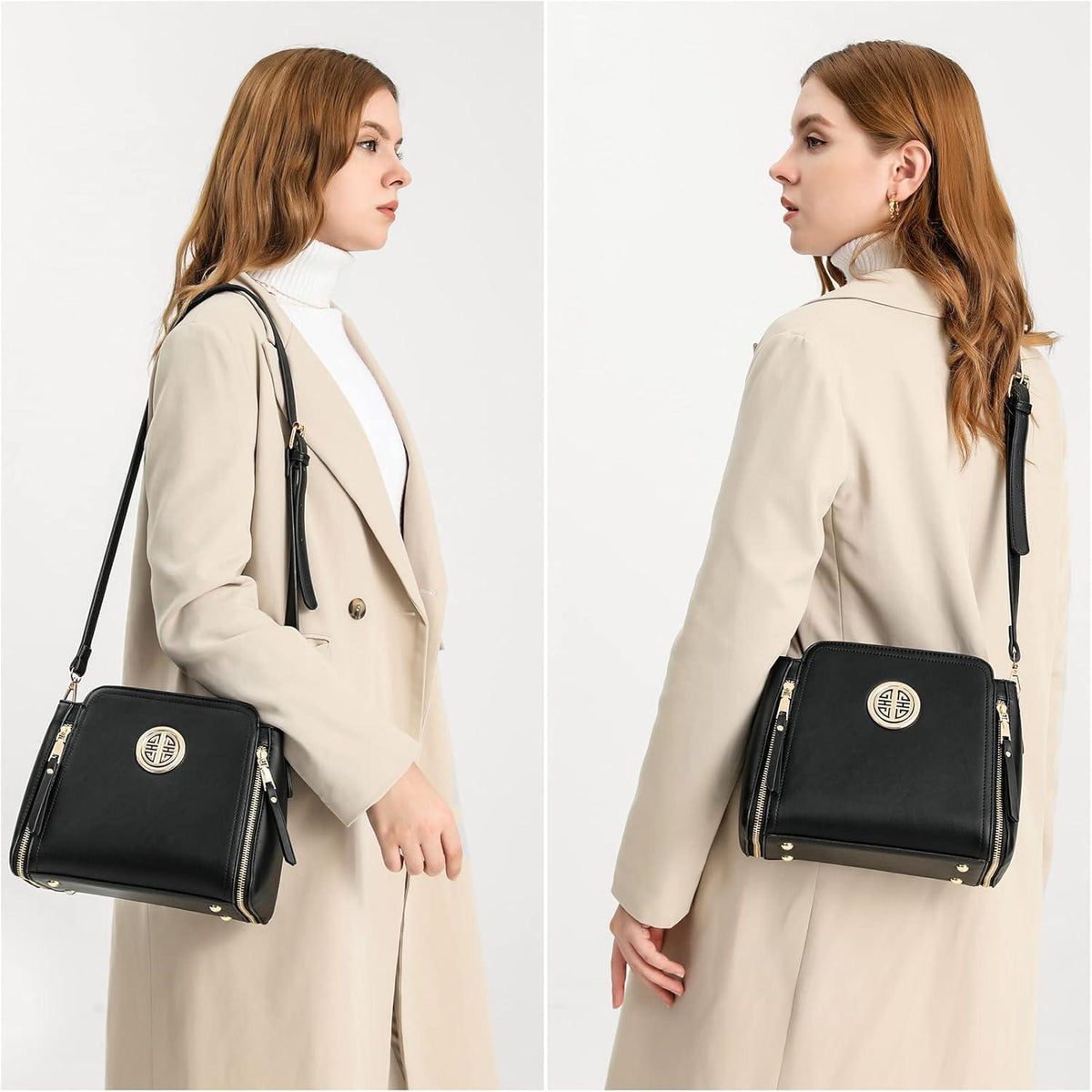 Miss Lulu Damen Umhängetasche Schultertasche Handtasche