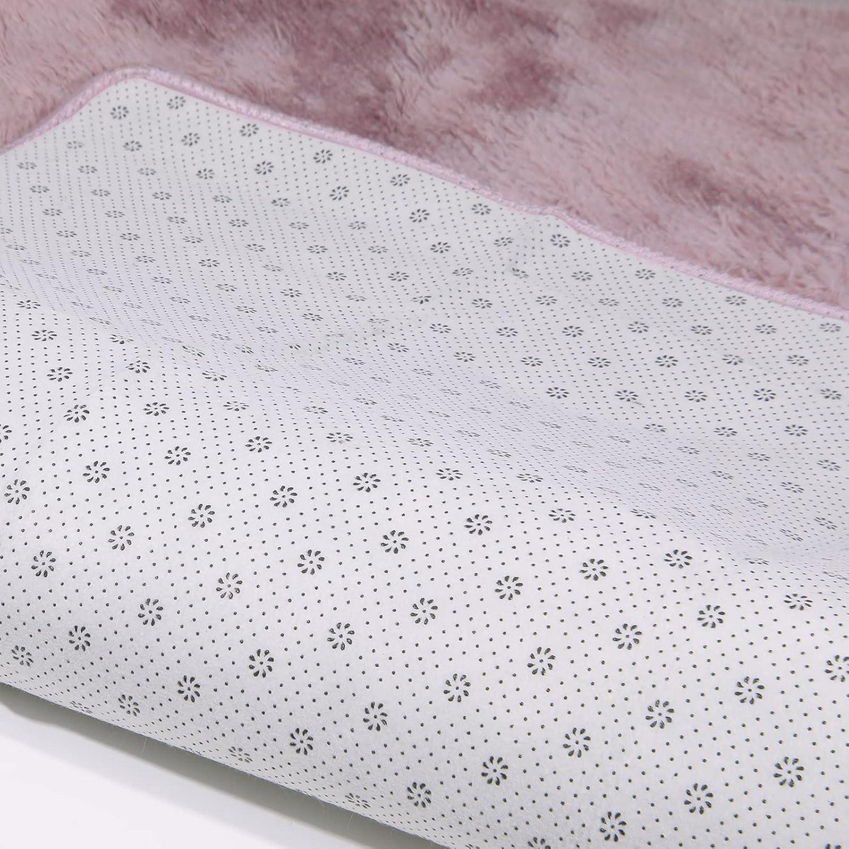 Flauschiger Shaggy Teppich Langflor rutschfest in Rosa 160x200 cm