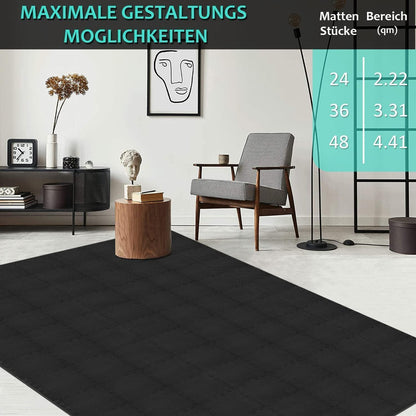 Fitness Bodenschutzmatte Set 24/36/48 Puzzle Matte Eva