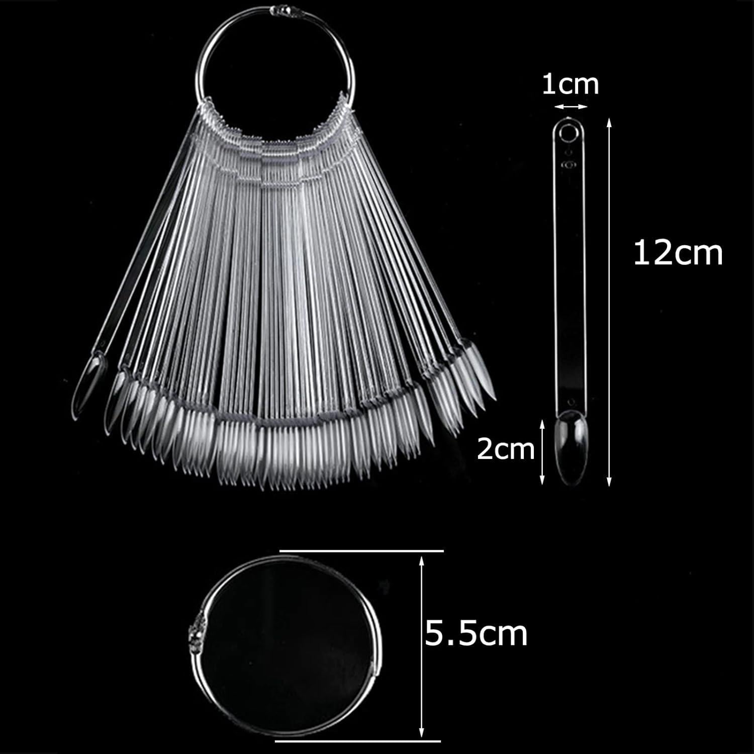 Nagel Display 100% Transparent Nail Art