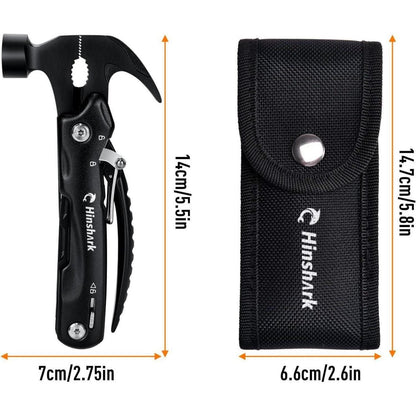 Hinshark Multitool Hammer 12-in-1 Camping Gadgets Männer