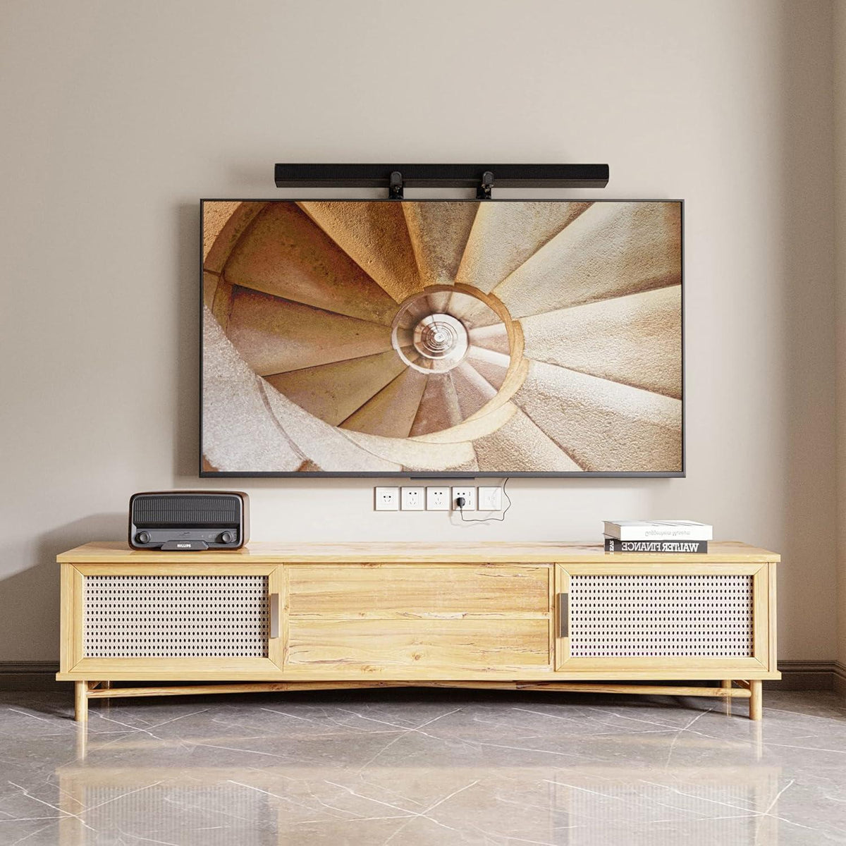 Universal Soundbar Halterung für TV Montage - Schwarz bis 15kg