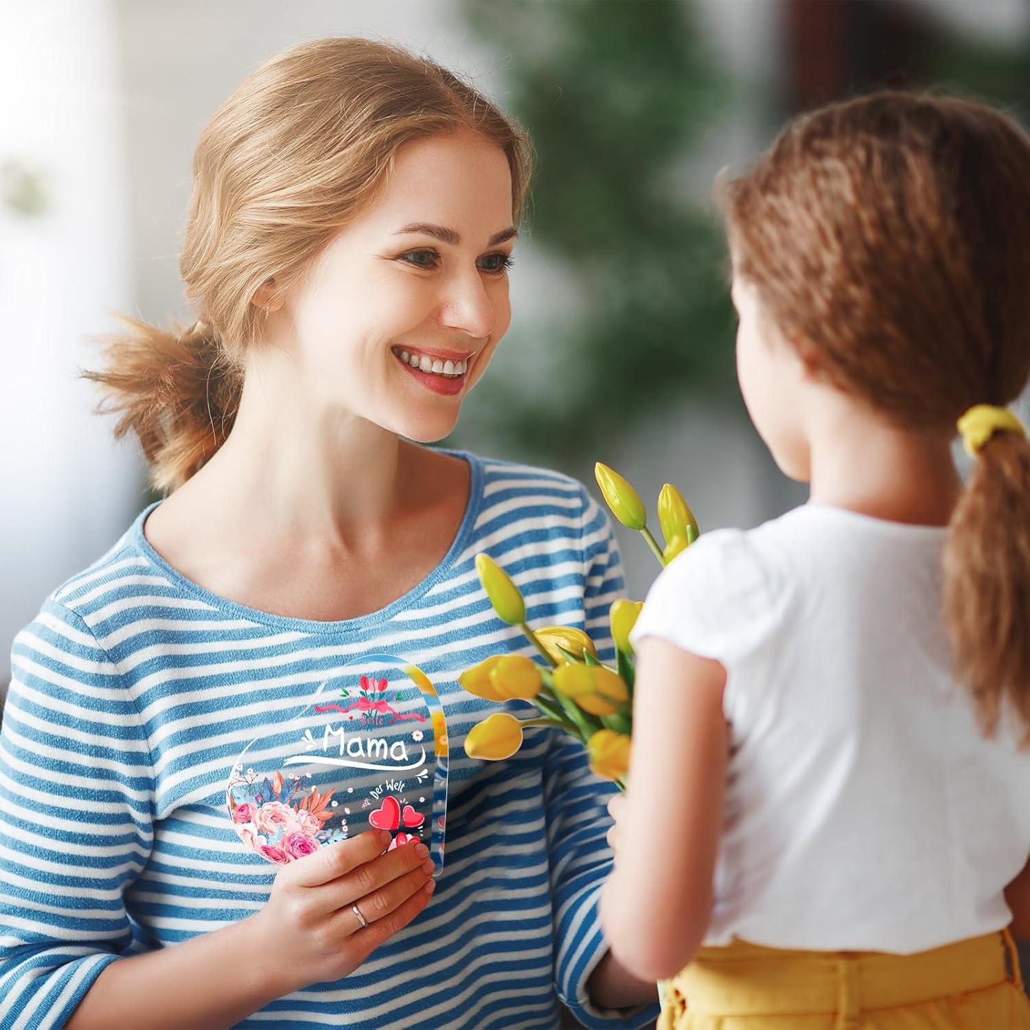 Acryl Andenken Geschenk für Mama in Geschenkbox, Beste Mama Der