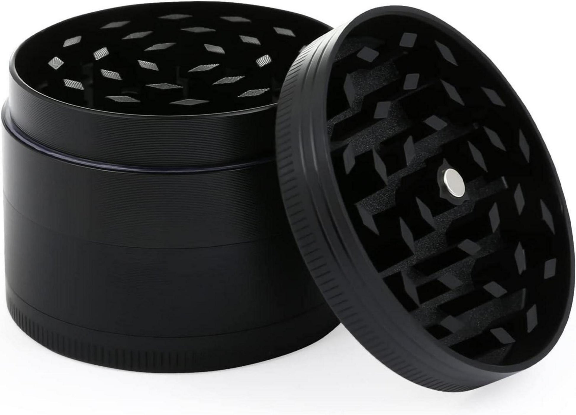 Kräutermühle Pollen Grinder Crusher Gewürze Zinklegierung 4-teilig Set