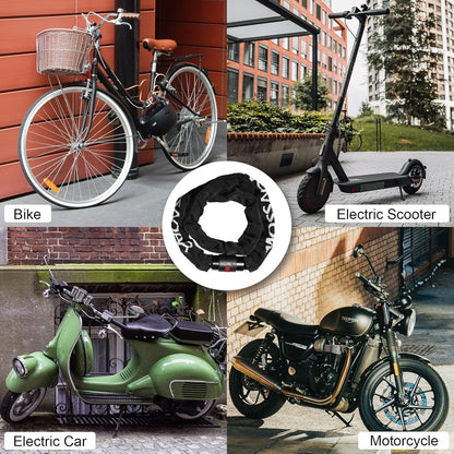 Fahrradschloss Hohe Sicherheit 8mm 1170g 99cm Schlüssel Kettenschloss