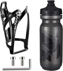 Fahrrad Flaschenhalter Set mit 21 oz Trinkflasche BPA-frei Transparent