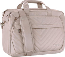 Laptoptasche 17 Zoll Damen RFID Wasserfest TSA Altrosa