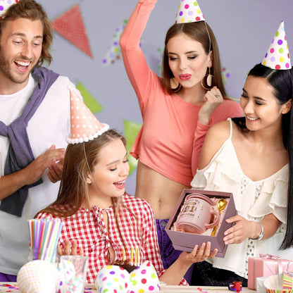 Rose Gold 21st Birthday Tasse in Geschenkbox