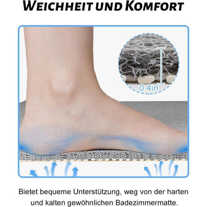 Rutschfeste Badewannenmatte 100x40cm – Schnelltrocknend & Komfortabel