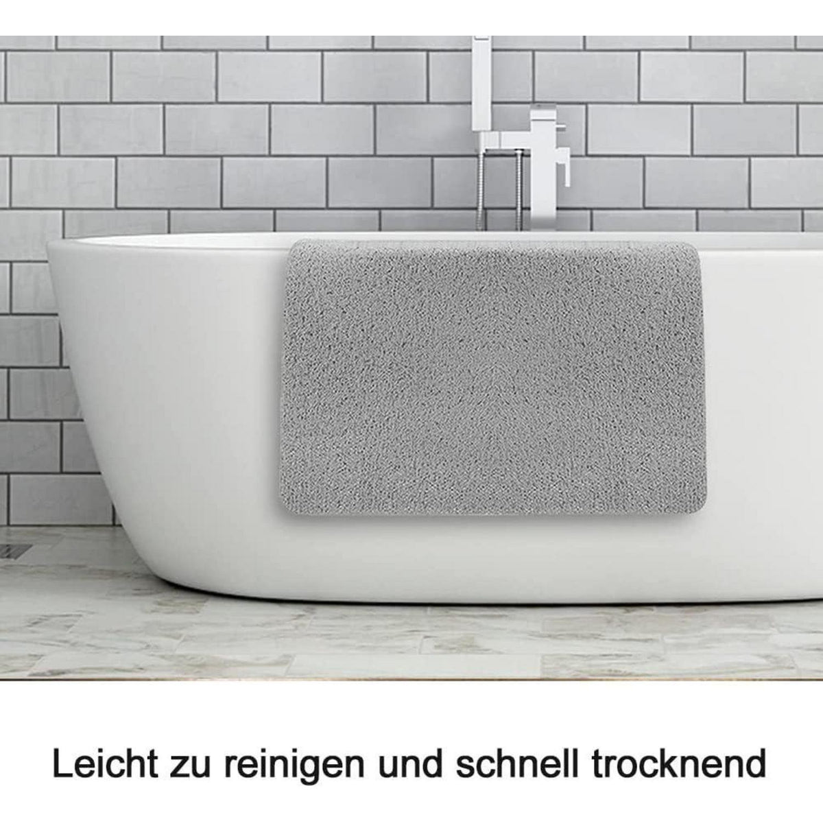 Rutschfeste Badewannenmatte 100x40cm – Schnelltrocknend & Komfortabel