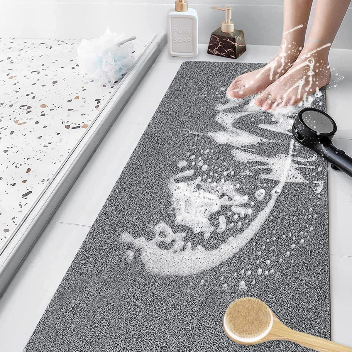 Rutschfeste Badewannenmatte 100x40cm – Schnelltrocknend & Komfortabel