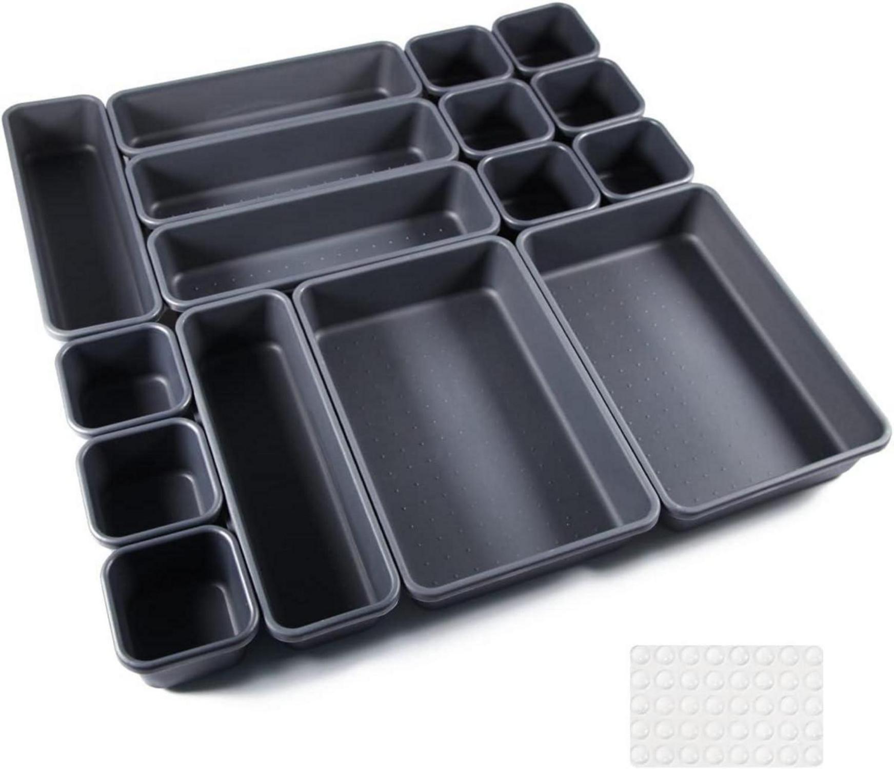 Schubladen Organizer 16 Stk Trennsystem Silikon Anti-Rutsch Kugel