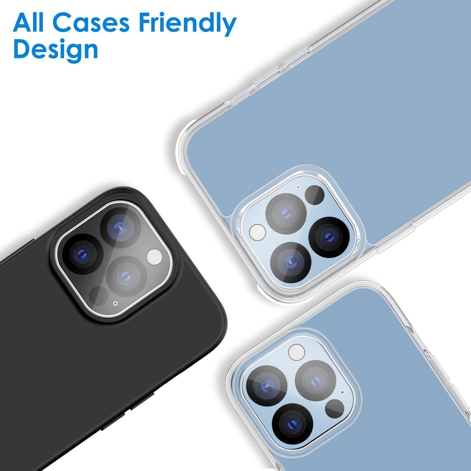 Panzerglas iPhone 13 Pro Max 6,7 Zoll Kamera Schutzfolie 9H 3er Set