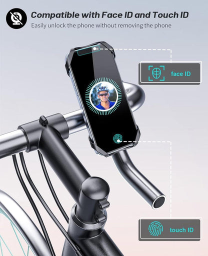 Universal Fahrrad Handyhalterung 360° verstellbar für iPhone Samsung Huawei 4,0''-7,0'' Smartphones