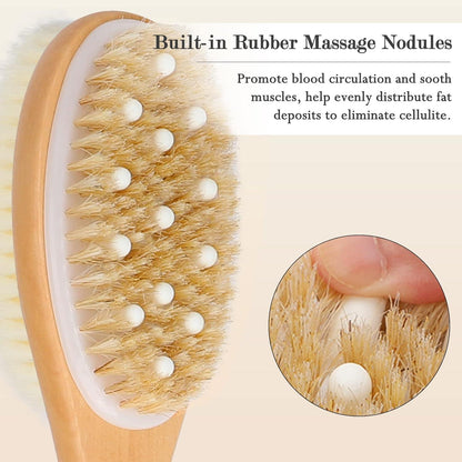 Rückenbürste Duschbürste Massageborsten Peelingbürste