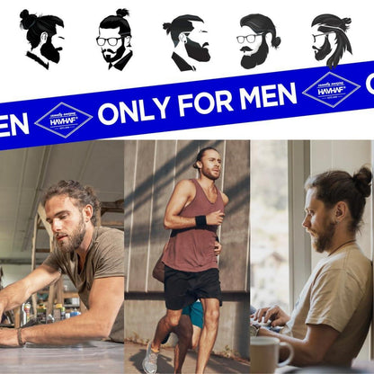 Herren Haargummis Männer Schadenfrei Dutt langen Haaren Jungs