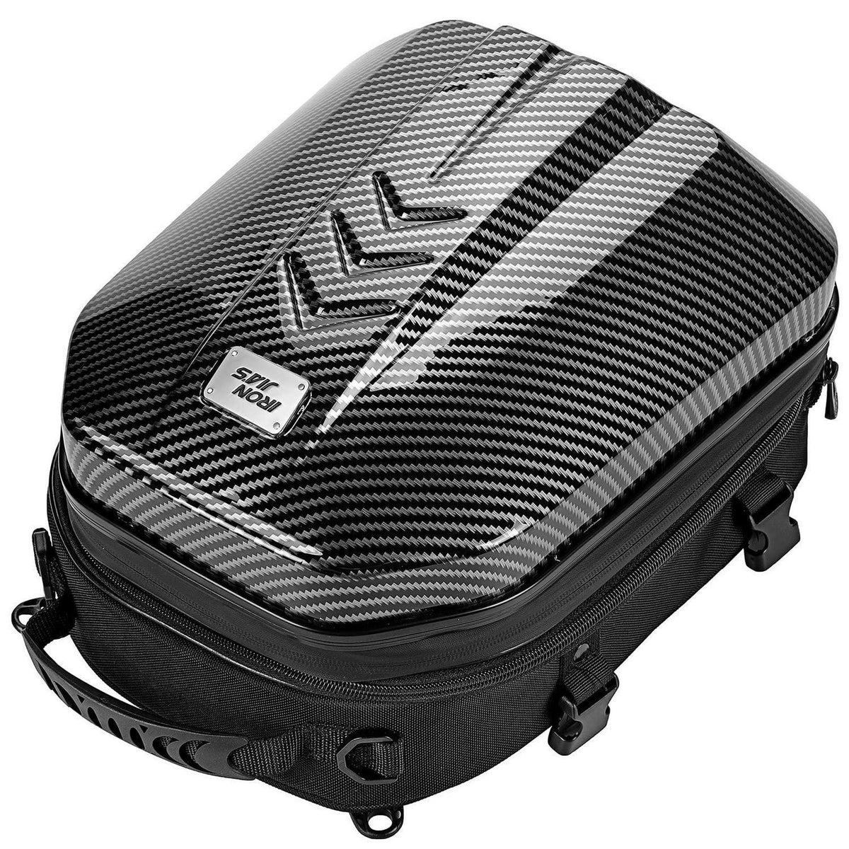 Wasserdichte Motorrad Hecktasche mit ABS Hartschale & Erweiterung