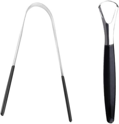 Edelstahl Zungenreiniger Set Tongue Scraper Cleaners