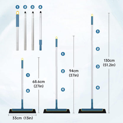 Duschabzieher 135cm Verstellbare Länge Segmentiertes Design Wischer