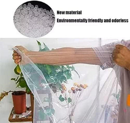 Plane wasserdicht transparent für Gartenmöbel 2x1m mit Ösen